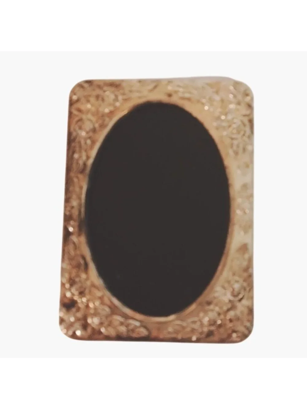 Silver Plate Decorative Photo Frame Oval Design 4x3 Inch Elegant Vintage Regency